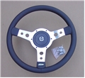 2) LEATHER STEERING WHEEL WITH BOSS GT6
