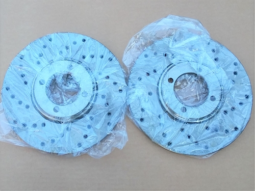 26a) PAIR CROSS DRILLED ROTOR GT6 (1req)